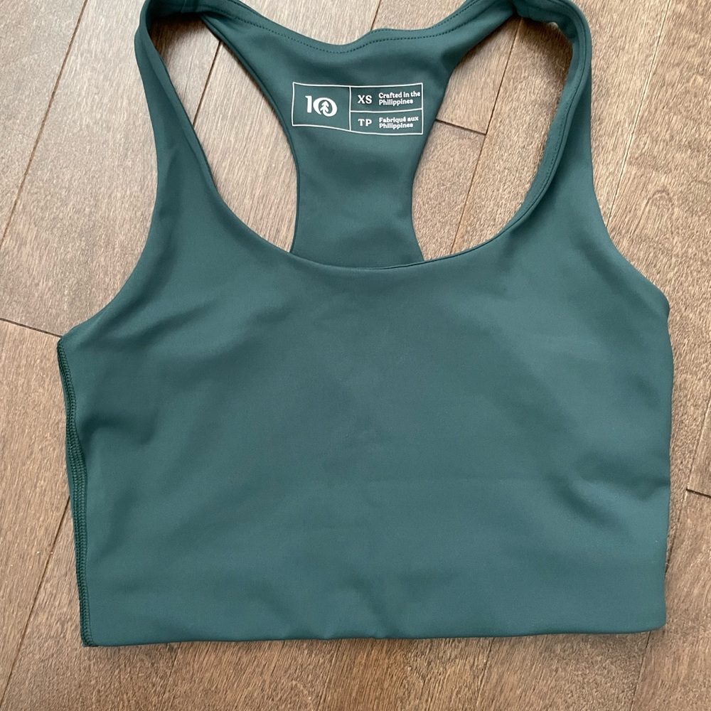 tentree Green Sports Bra